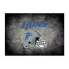 Detroit Lions 6x8 ft Distressed Rug