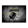 Jacksonville Jaguars 4x6 ft Distressed Rug