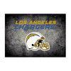 Los Angeles Chargers 4x6 ft Distressed Rug