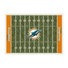 Miami Dolphins 4x6 ft Homefield Rug