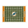 Miami Dolphins 6x8 ft Homefield Rug