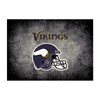 Minnesota Vikings 4x6 ft Distressed Rug