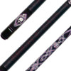 Sterling Tribal Skull Pool Cue