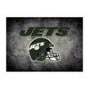 New York Jets 6x8 ft Distressed Rug