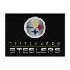 Pittsburgh Steelers 4x6 ft Chrome Rug