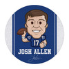 Josh Allen 64" Round Area Rug