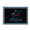 Florida Marlins 3 x 4 ft Area Rug