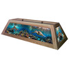 Ocean Life 42” Billiard Lamp – Unstained Frame