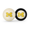 Michigan Wolverines Cue Ball & 8 Ball - Combo Pack