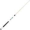 North Dakota State Bison Custom White Engraved Pool Cue - Green