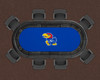 Kansas Jayhawks 96" Texas Hold 'Em Game Table Felt