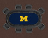 Michigan Wolverines 96" Texas Hold 'Em Game Table Felt