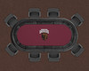 Montana Grizzlies 96" Texas Hold 'Em Game Table Felt