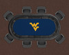 West Virginia Mountaineers 96" Texas Hold 'Em Game Table Felt