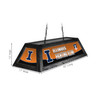 Illinois Fighting Illini 42” Spirit Billiard Lamp – Black Frame