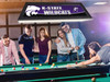 Kansas St. Wildcats 42” Spirit Billiard Lamp – Black Frame