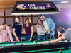 LSU Tigers 42” Spirit Billiard Lamp – Black Frame