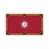 Alabama Crimson Tide 7'/8' Recreational Billiard Table Felt - Circle Logo