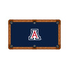 Arizona Wildcats 9' Recreational Billiard Table Felt - Classic A Logo on Blue