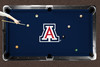 Arizona Wildcats 9' Recreational Billiard Table Felt - Classic A Logo on Blue