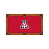 Arizona Wildcats 9' Recreational Billiard Table Felt - Classic A Logo on Red