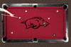 Arkansas Razorbacks 7'/8' Recreational Billiard Table Felt - Razorback Logo
