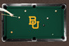 Baylor Bears 9' Billiard Table Felt- Recreational - BU Logo
