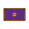 Clemson Tigers 7'/8' Recreational Billiard Table Felt - Orange Paw on Purple