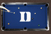 Duke Blue Devils 9' Recreational Billiard Table Felt - Iron D
