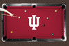 Indiana Hoosiers 9' Recreational Billiard Table Felt - IU Logo