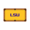 LSU Tigers 9' Recreational Billiard Table Felt - Text Logo