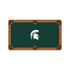 Michigan State Spartans 7'/8' Recreational Billiard Table Felt - Helmet
