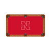 Nebraska Cornhuskers 7'/8' Recreational Billiard Table Felt - N Logo