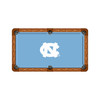 North Carolina Tar Heels 9' Recreational Billiard Table Felt - Logo on Sky Blue