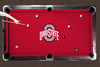 Ohio State Buckeyes 7'/8' Recreational Billiard Table Felt - Logo