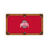 Ohio State Buckeyes 9' Recreational Billiard Table Felt - Logo