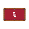 Oklahoma Sooners 7'/8' Recreational Billiard Table Felt - OU Logo