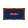 Ole Miss Rebels 7'/8' Recreational Billiard Table Felt - Script Logo