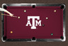 Texas A&M Aggies 9' Recreational Billiard Table Felt - Logo on Maroon
