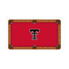 Texas Tech Red Raiders 9' Recreational Billiard Table Felt - Text Logo