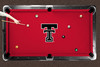 Texas Tech Red Raiders 9' Recreational Billiard Table Felt - Text Logo
