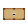 Vanderbilt Commodores 9' Recreational Billiard Table Felt