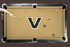 Vanderbilt Commodores 9' Recreational Billiard Table Felt