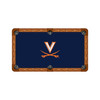 Virginia Cavaliers 7'/8' Recreational Billiard Table Felt - Logo on Navy