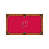 Wisconsin Badgers 9' Recreational Billiard Table Felt - W Logo
