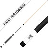 Texas Tech Red Raiders Custom Engraved White Billiard Cue - Black