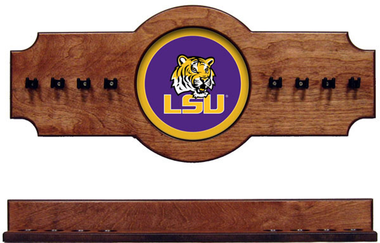 LSU Tigers 8 Cue Wall Rack