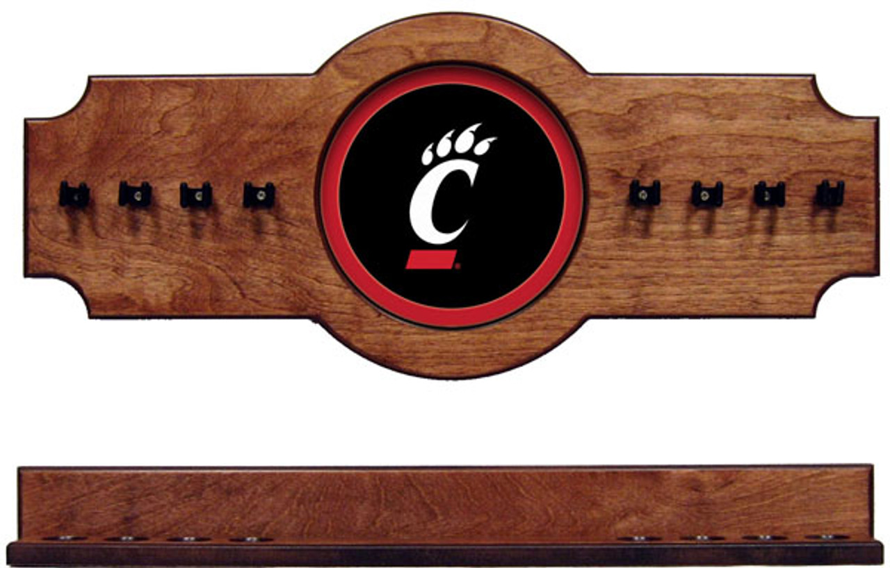 Cincinnati Bearcats 8 Cue Wall Rack