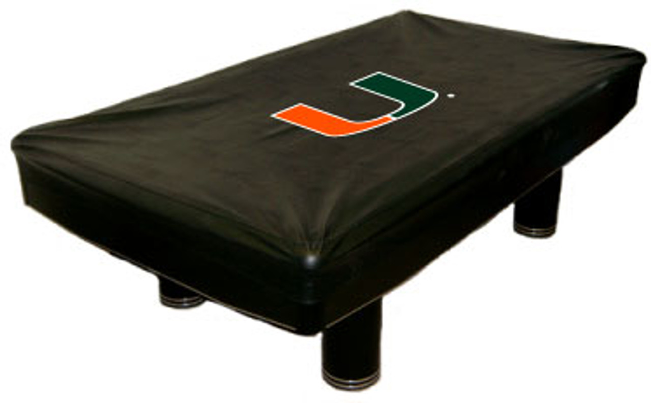 Miami Hurricanes 7 foot Custom Pool Table Cover