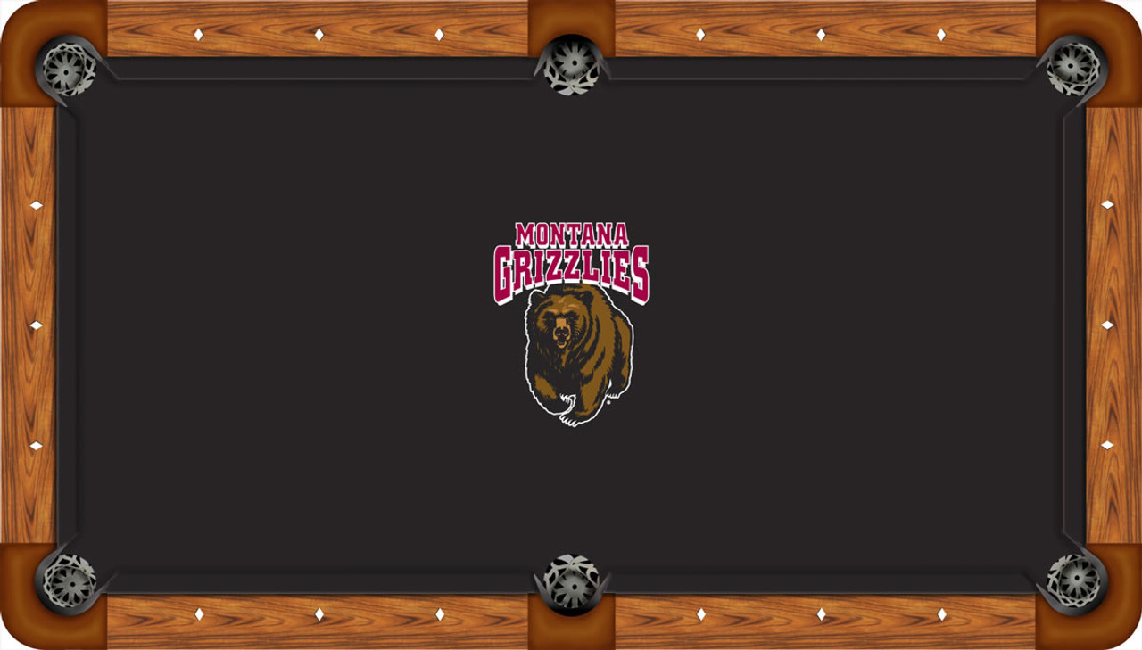 Montana Grizzlies 9 foot Custom Pool Table Felt